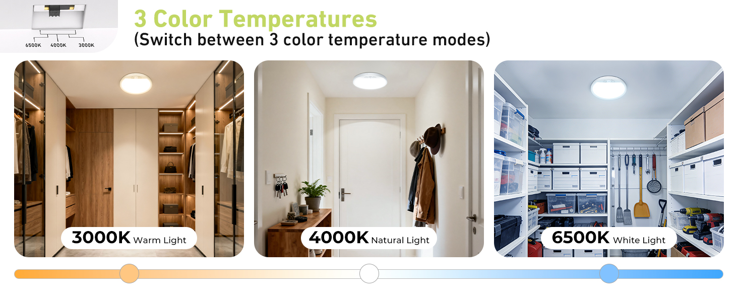 3 Color Temperatures