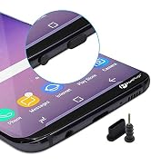 PortPlugs USB-C Dust Plugs (5 Pairs) - Compatible w/Samsung Galaxy, Android, MacBook & Type-C Dev...