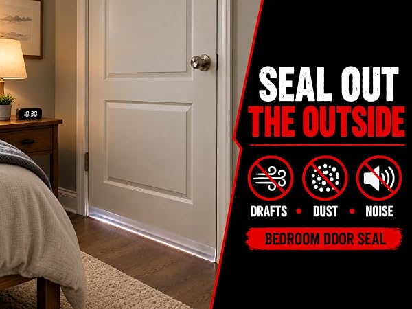 Seal Out the outside drafts dusts noise