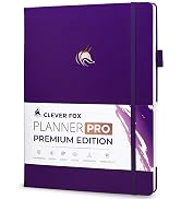 Clever Fox Planner Pro Premium Edition – Luxurious Weekly & Monthly Planner + Budget Planner Orga...
