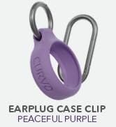 CURVD Earplugs Case Clip for Secure Storage & Travel of Ear Plugs- Premium Carrying Case Clip Por...