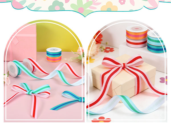 Stripe Grosgrain Ribbon