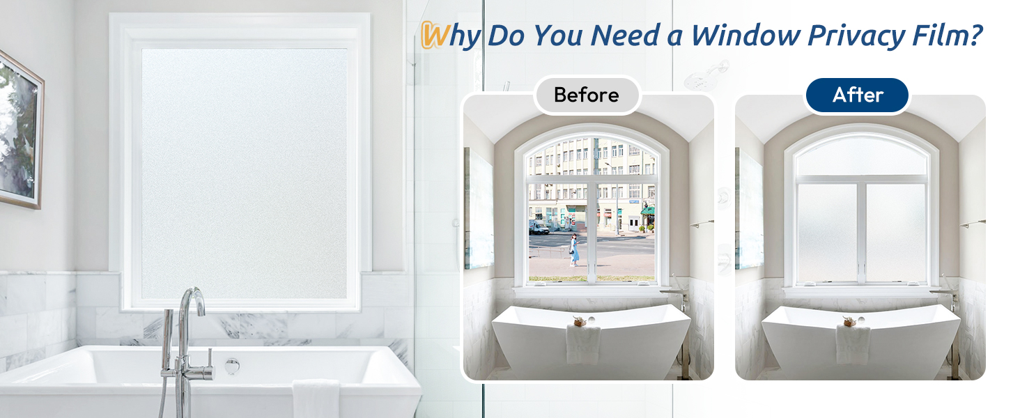 bathroom window privacy film