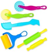 Wolwefa Clay Tools for Kids, Clay and DoughTools Set for Kid, Craft Dough Accessories Kit with Ro...