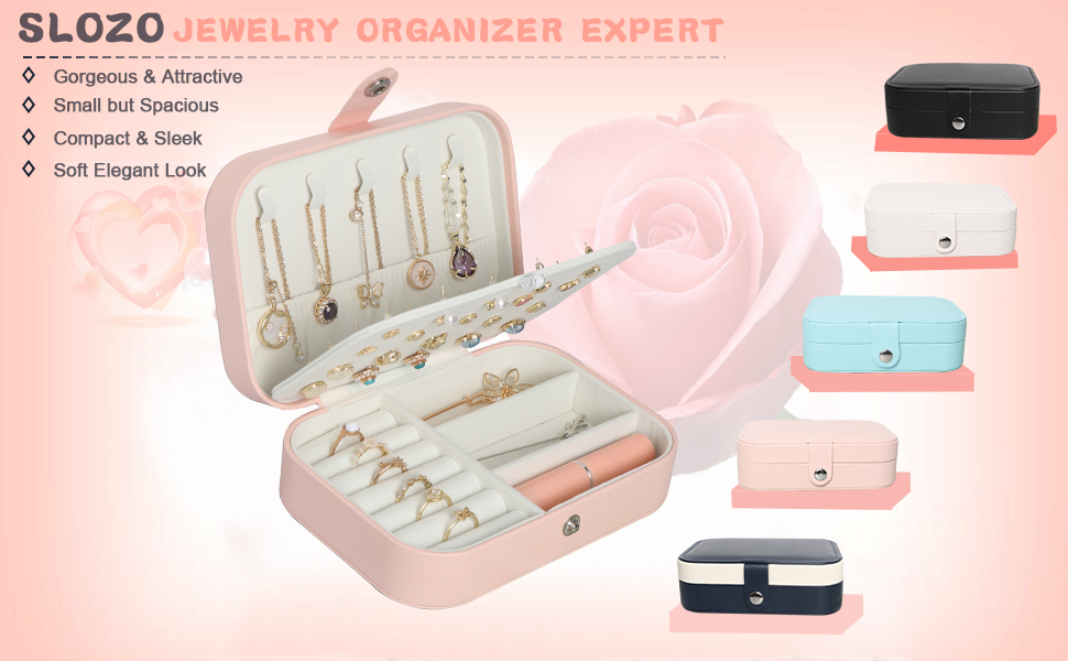 Travel jewelry box