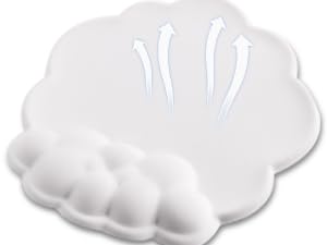 Cloud shape Mousepad with Wrist Support