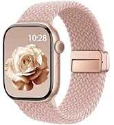 Braided Stretchy Band Compatible with Apple Watch Bands 38mm 40mm 41mm 42mm 44mm 45mm 46mm 49mm W...