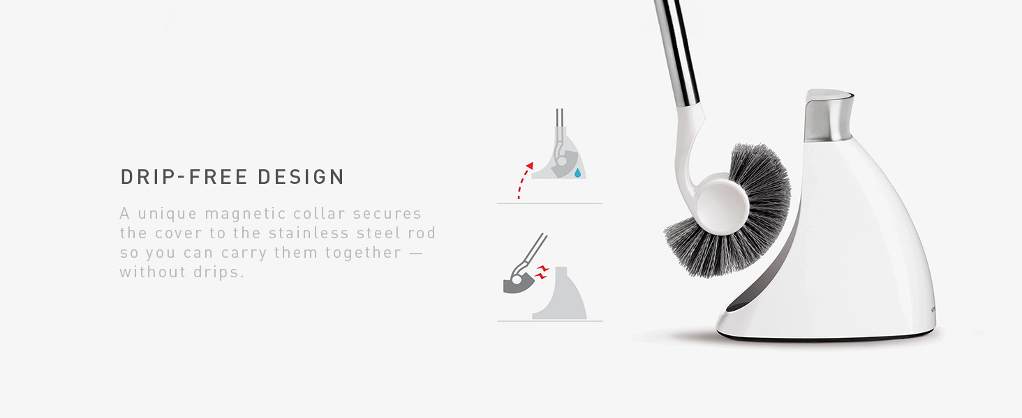 Drip-Free Design | Magnetic collar so you can carry without dripping