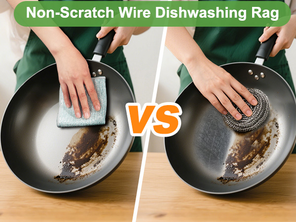 Metal Scrubbers for Cleaning Dishes