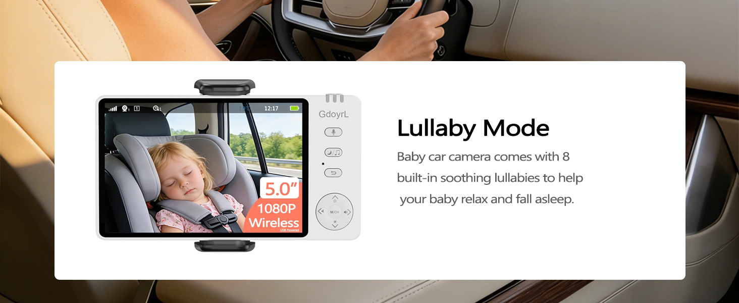 Wireless Baby Car Camera