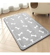 Pet Feeding Mat-Absorbent Dog Mat for Food and Water Bowl-No Stains Easy Clean Dog Food Mat-Quick...