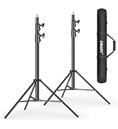 EMART 9.1ft Light Stand Photography, Air-Cushioned Heavy Duty Tripod Stand | Aluminum Photo Video...