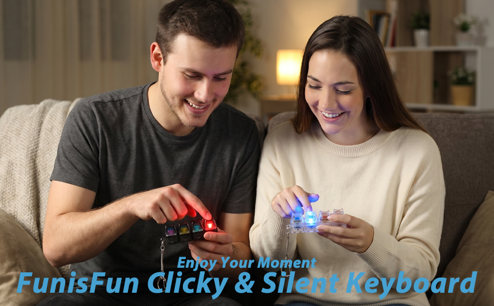 Clicky & Silent Keyboard