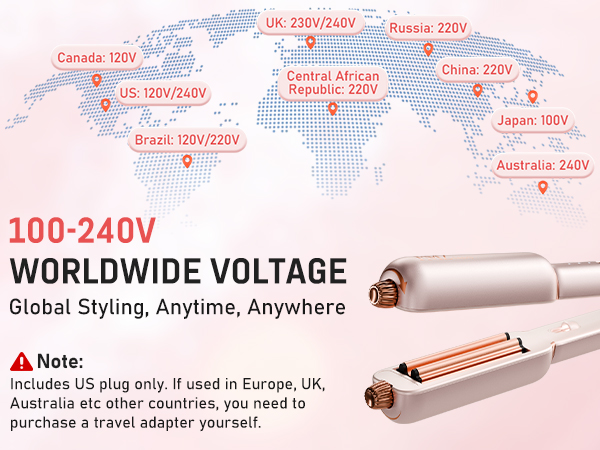 100-240V WORLDWIDE VOLTAGE