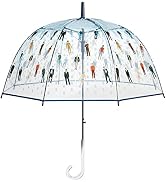 Raining Men Clear Bubble Dome Umbrella - Perfect White Elephant Gift, or Birthday Gift