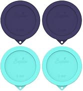 Sophico 2 Cup Round Silicone Storage Cover Lids Replacement for Anchor Hocking and Pyrex 7200-PC ...