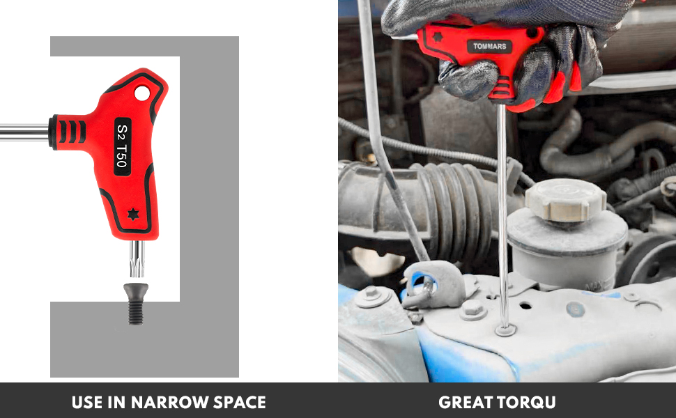 T handle torx allen wrench set