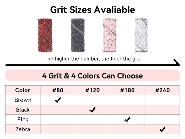 pink sanding bands