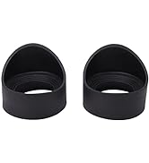 Heayzoki Soft Rubber Eyepiece Eye, 27mm/1.06in Inner Diameter Rubber Eyecups for 42-48mm/1.65-1.8...