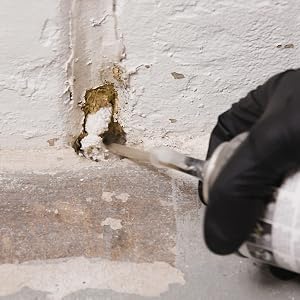 Foam in crack