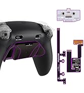 eXtremeRate RISE4 Plus MAX RMB Back Paddles Kit with Clicky Trigger Stops & Rubberized Grip for P...