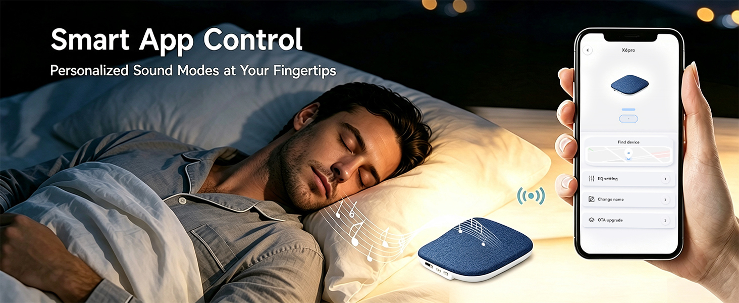 Pillow Speaker for Sleeping