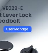 Veise VE029-E Wi-Fi Smart Lock with Handle & Non-Keyed Deadbolt, Fingerprint Keyless Entry Lock f...