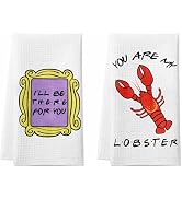 Puluole Friends TV Show Merchandise,2 Pack Friends Kitchen Towels,Friends Themed Dish Towels for ...