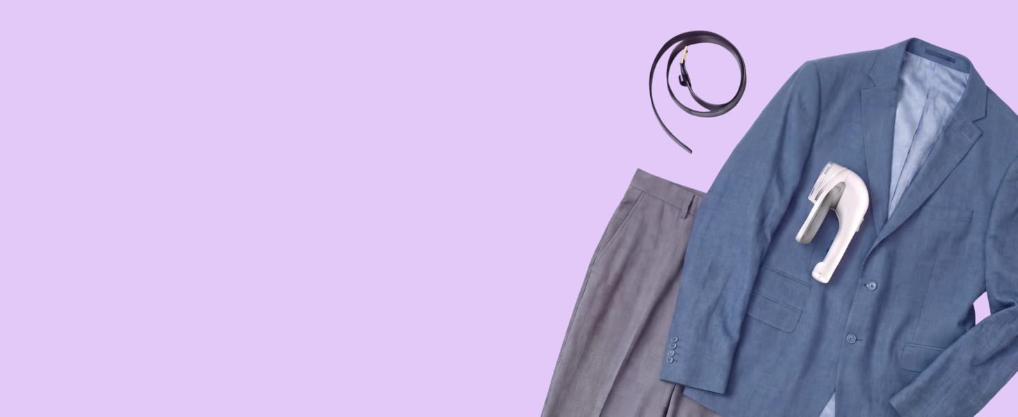 Clothing with steamer