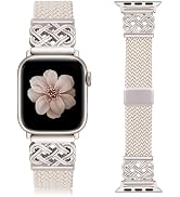 Braided Magnetic Band Compatible with Apple Watch Bands 38/40/41/42/44/45/46/49mm Women Men, Celt...