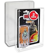 EVORETRO Action Figure Display Case Protector Compatible with Star Wars, Marvel Legends, GI-Joe 3...