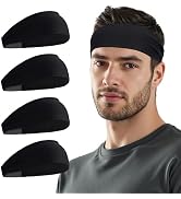 Sukeen Cooling Sports Headbands for Men: Instant Cooling Moisture Wicking Sweatbands Non-Slip, Qu...