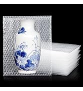 50PCS Clear Bubble Out Bag 12" x 16", Large Bubble Pouches Bag, Double Wall Shockproof Bubble Pou...