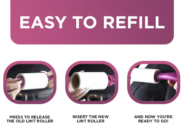 Metkix Lint Roller Pet Hair Remover Extra Sticky Perfect Solution