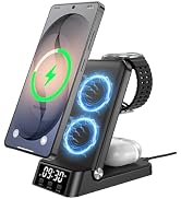 Wireless Charger for Samsung,4 in 1 Wireless Charging Station for Samsung Galaxy S26/S25 Ultra/S2...