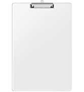 Macroclo Extra Large 11x17 Clipboards, Clear Plastic Drawing Boards with Low Profile Clip Horizon...
