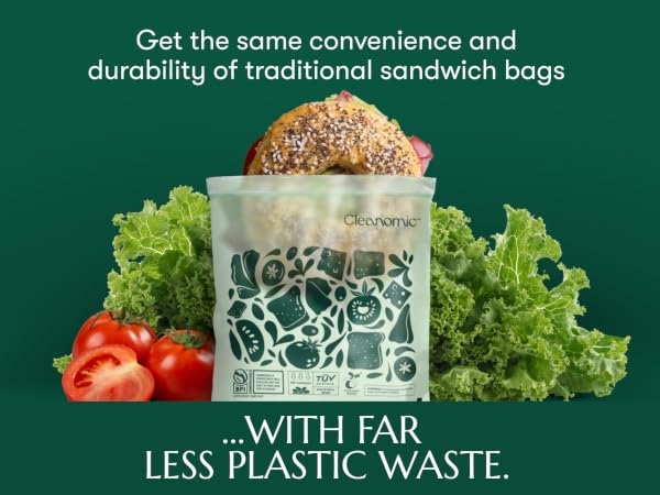cleanomic sandwich zip bag
