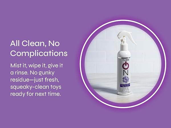 Turn On Misting Toy Cleaner