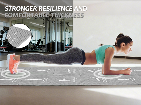 Foldable Yoga Mat for Women