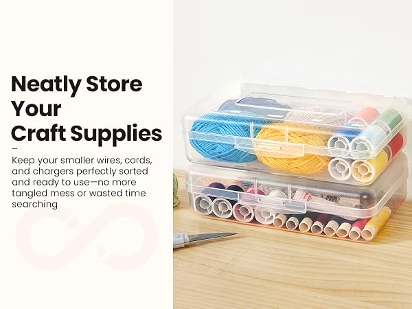 6 pack pencil box clear plastic