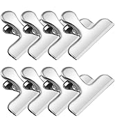 Chip Clips, 8 Pack Stainless Steel Chip Clips, Chip Clips Bag Clips Food Clips, Bag Clips for Foo...