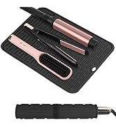WRORUNER Oversize Silicone Heat Resistant Mat for Curling Irons, Flat Irons, Hair Straighteners a...