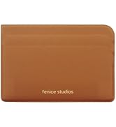 Fenice Office Card Pocket Credit Card Holder Slim Simple Wallet Vegan PU Leather Front Back Slits...