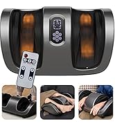 ARLIME Shiatsu Foot Massager Machine with Heat, Deep Kneading Rolling Massage for Foot Ankle Calf...