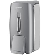 Bertreno Commercial Soap Dispenser Wall Mount Manual Pump Hand Soap Dispenser 800ml Gel Liquid Ha...