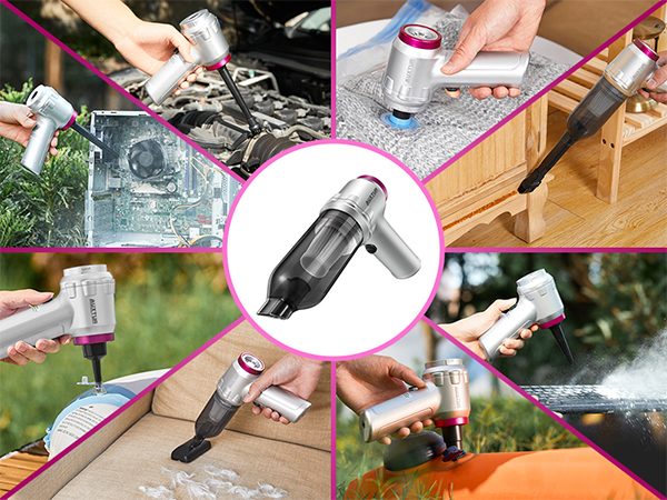 small strong suction cordless car vacuum with 15000pa