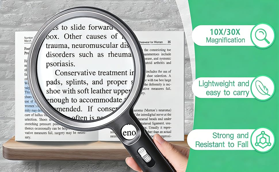 light up magnifying glass