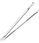 Teenitor Pimple Extractor Acne Treatment Tool Surgical Grade Blackhead Comedone Removal 2-in-1 Po...