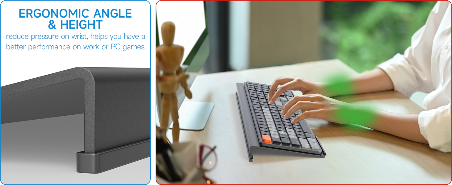 acrylic keyboard riser