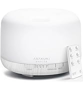 ASAKUKI 500ml Premium Essential Oil Diffuser with Remote Control, 5 in 1 Ultrasonic Aromatherapy ...